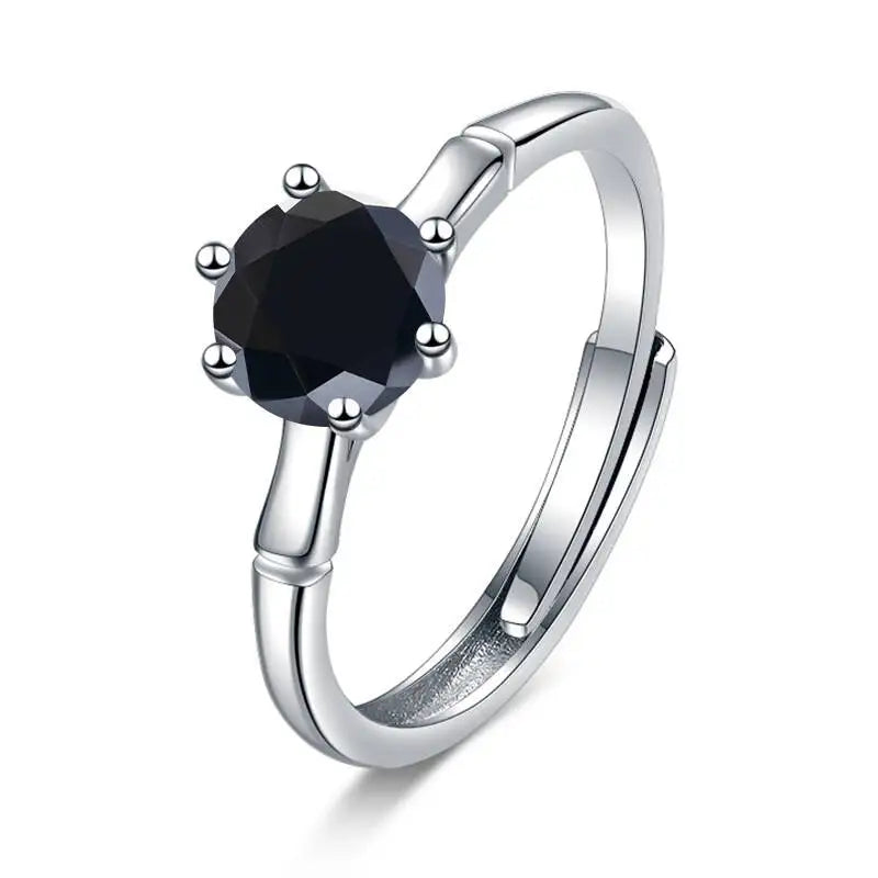 Classic 1 Carat  Women D Color  Moissantie Ring 100% 925 Sterling Silver Ring Wedding Dating Anniversary Fine Jewelry Gifts