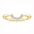 Trumium V Shaped Women Ring Crown Couple Rings Engagement Wedding Designer Copper Jewelry Anniversary Gifts Trendy Fashion